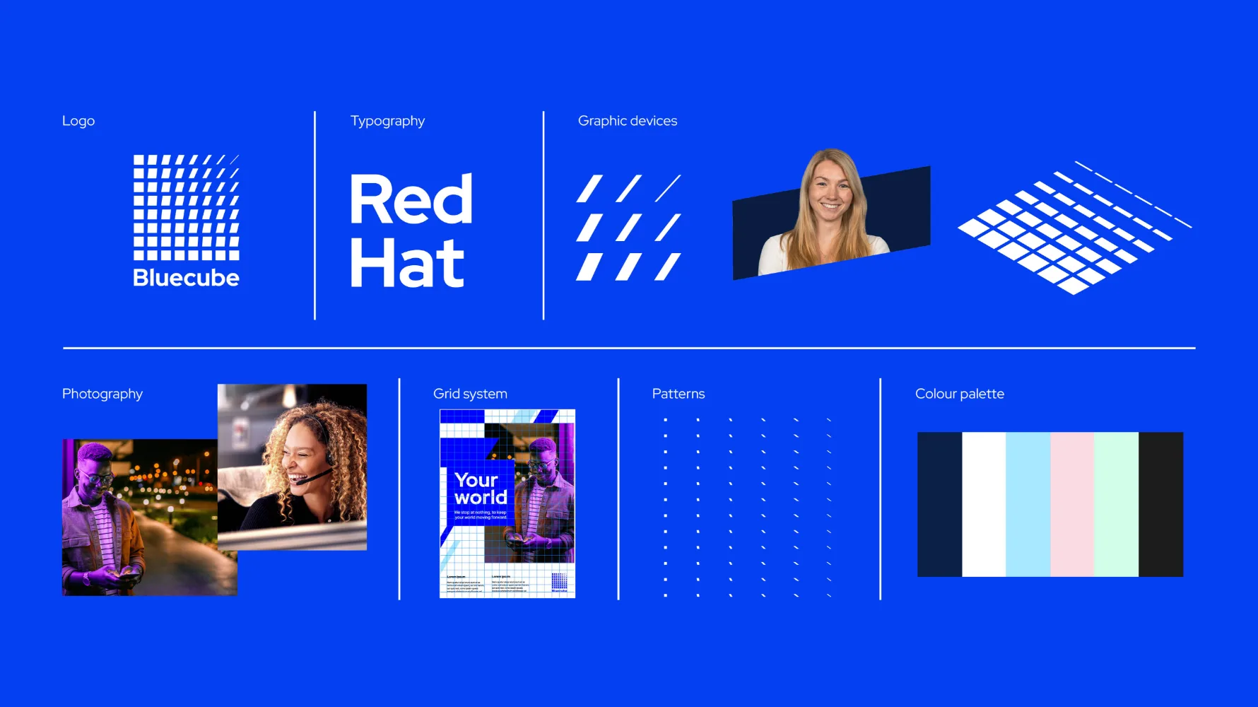 Bluecube branding re-design