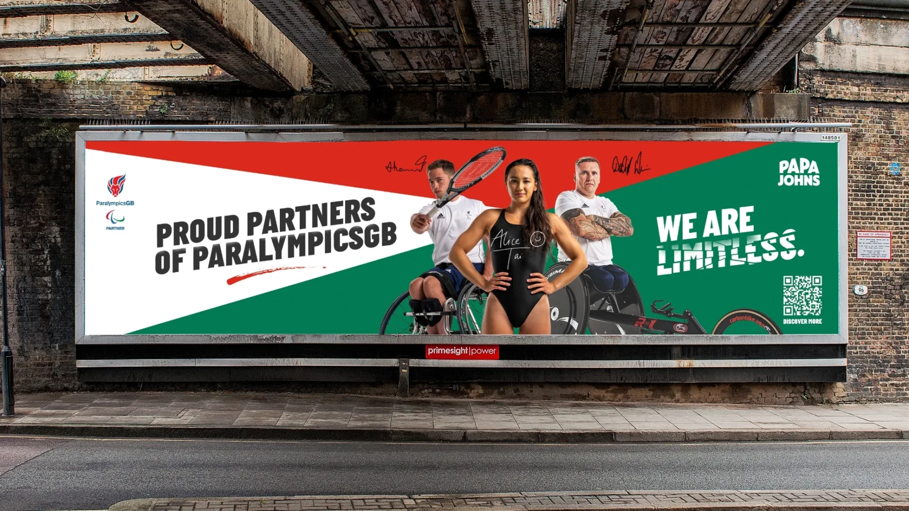 Paralympics GB billboard designed by Cygnus Agency